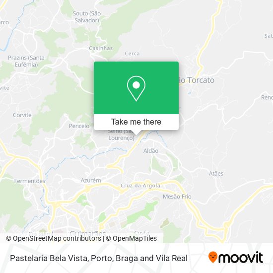 Pastelaria Bela Vista mapa