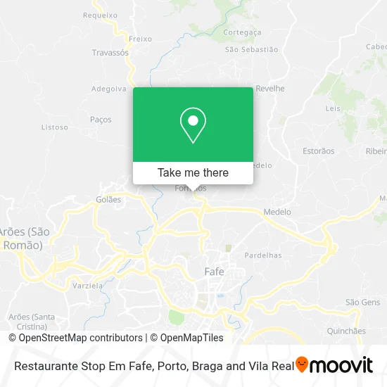 Restaurante Stop Em Fafe map