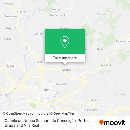Capela de Nossa Senhora da Conceição mapa