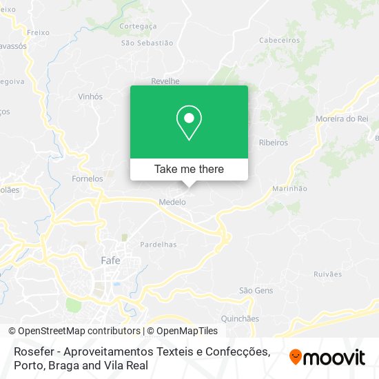 Rosefer - Aproveitamentos Texteis e Confecções map