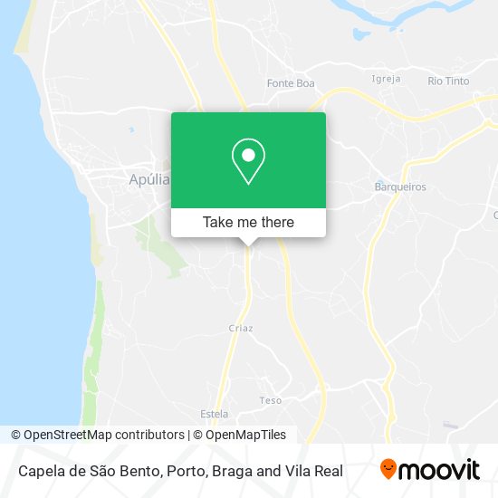 Capela de São Bento map