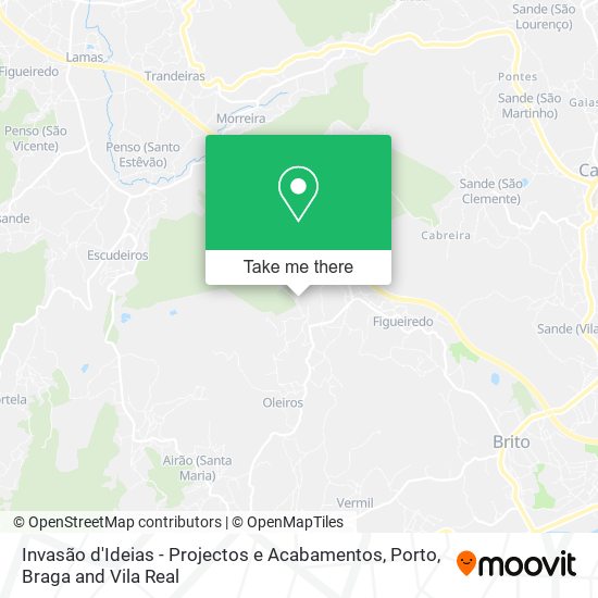 Invasão d'Ideias - Projectos e Acabamentos map