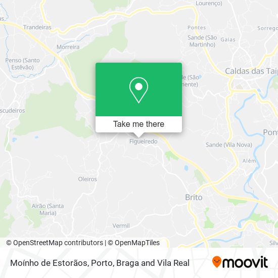 Moínho de Estorãos map