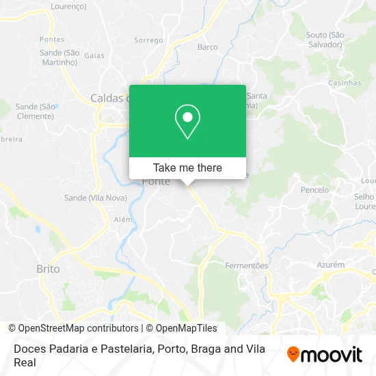 Doces Padaria e Pastelaria map