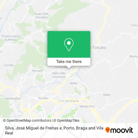 Silva, José Miguel de Freitas e map