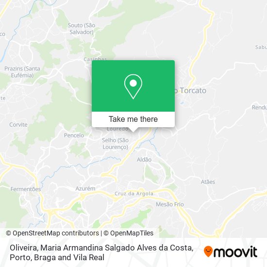 Oliveira, Maria Armandina Salgado Alves da Costa map