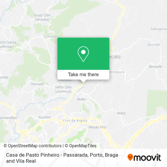 Casa de Pasto Pinheiro - Passarada map