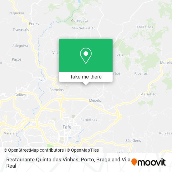 Restaurante Quinta das Vinhas map