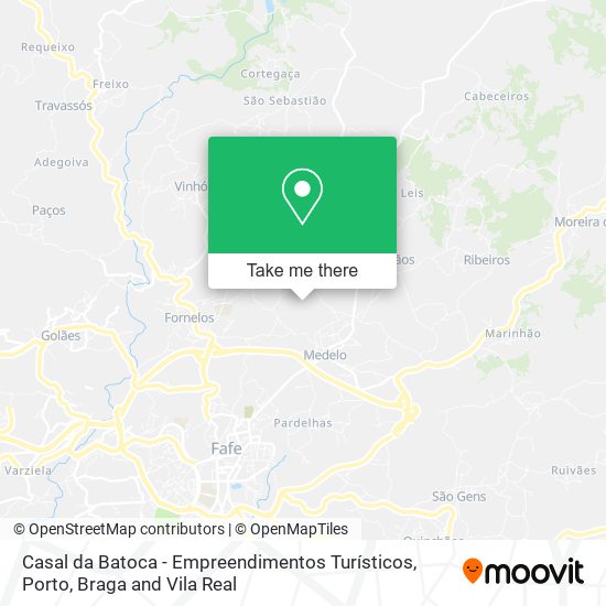 Casal da Batoca - Empreendimentos Turísticos mapa