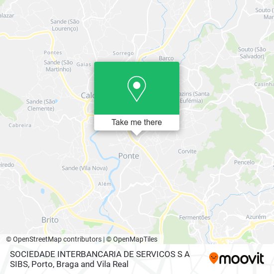 SOCIEDADE INTERBANCARIA DE SERVICOS S A SIBS map