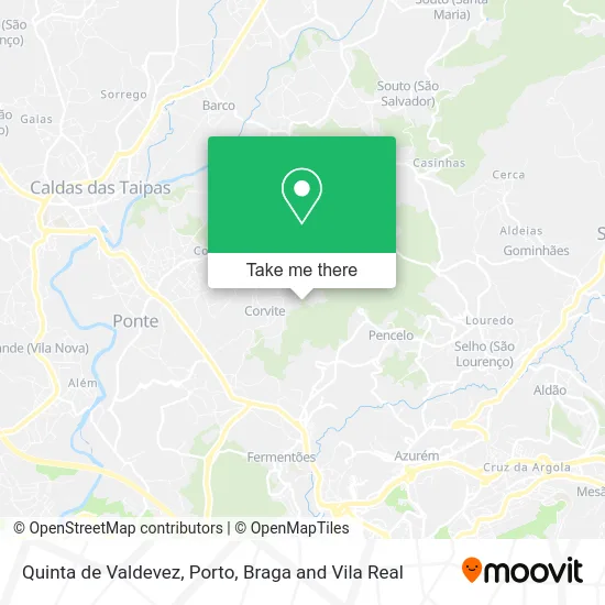 Quinta de Valdevez map