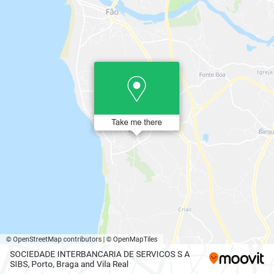 SOCIEDADE INTERBANCARIA DE SERVICOS S A SIBS mapa
