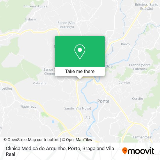 Clínica Médica do Arquinho mapa