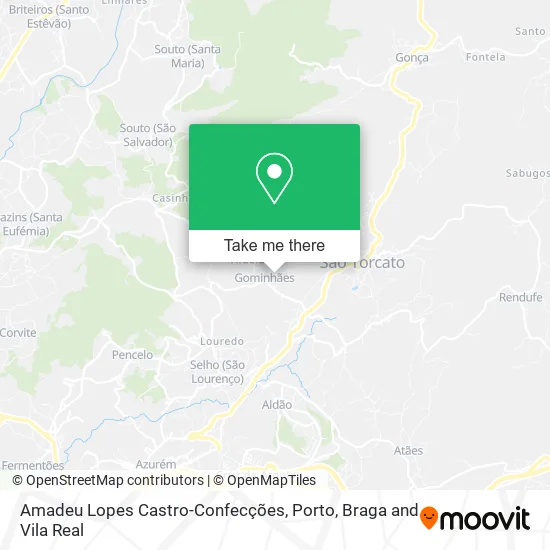 Amadeu Lopes Castro-Confecções map