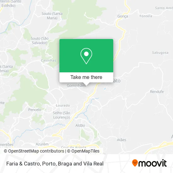 Faria & Castro map