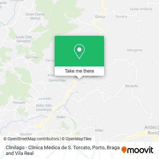 Clínilago - Clínica Médica de S. Torcato mapa