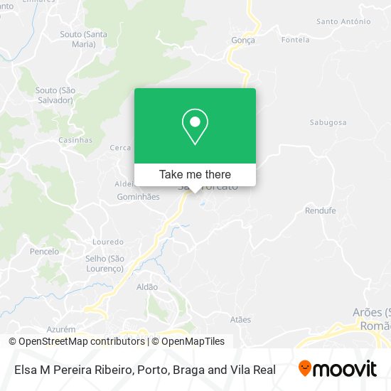 Elsa M Pereira Ribeiro map