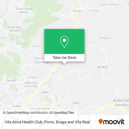 Vila Ativa Health Club map