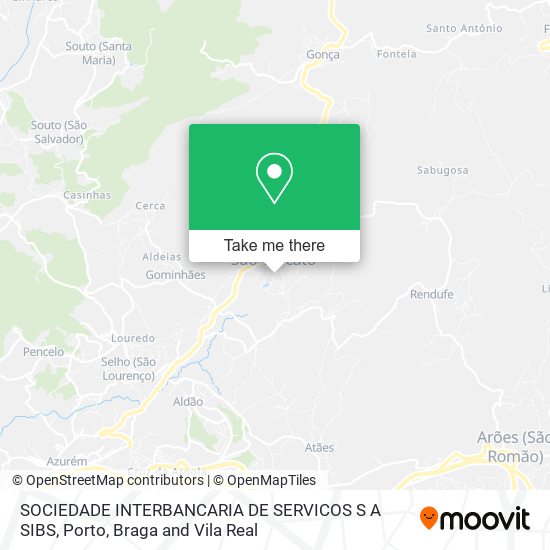 SOCIEDADE INTERBANCARIA DE SERVICOS S A SIBS map