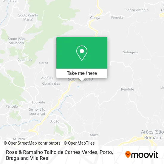 Rosa & Ramalho Talho de Carnes Verdes map