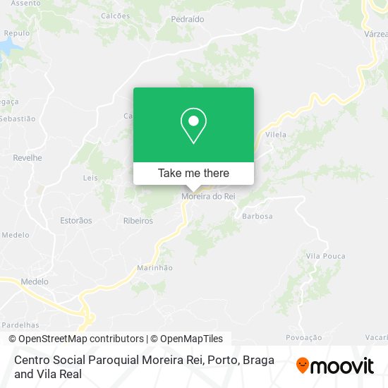 Centro Social Paroquial Moreira Rei map