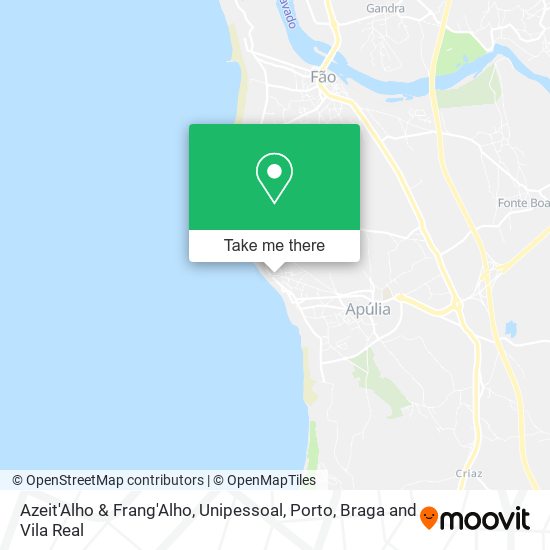 Azeit'Alho & Frang'Alho, Unipessoal map