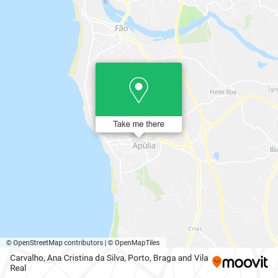 Carvalho, Ana Cristina da Silva map