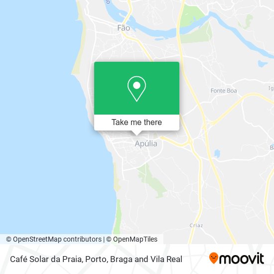Café Solar da Praia map