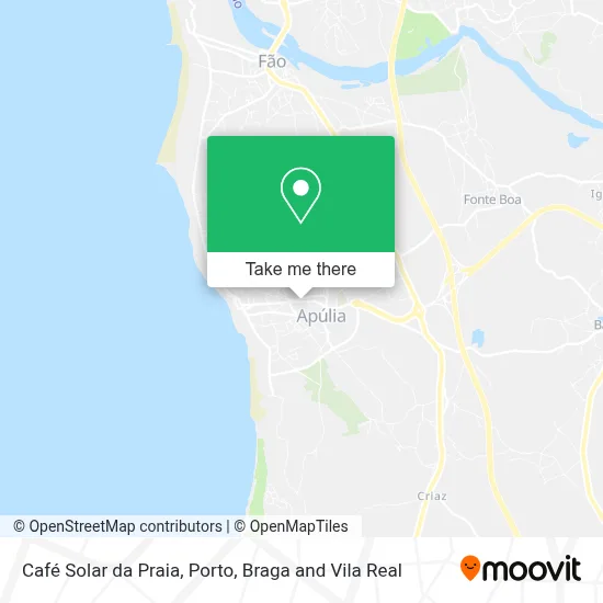 Café Solar da Praia map