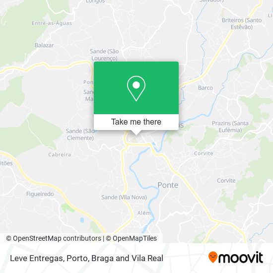 Leve Entregas map