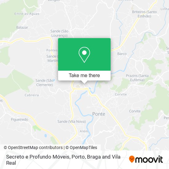 Secreto e Profundo Móveis map