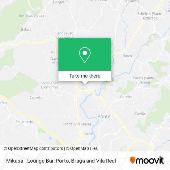 Mikasa - Lounge Bar mapa