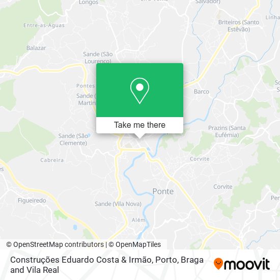 Construções Eduardo Costa & Irmão mapa