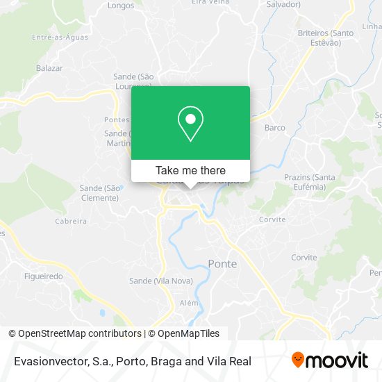 Evasionvector, S.a. mapa