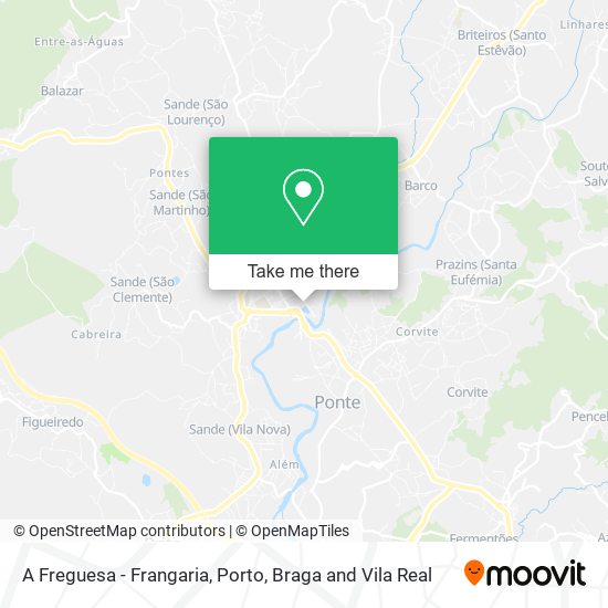 A Freguesa - Frangaria map