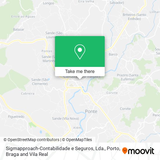 Sigmapproach-Contabilidade e Seguros, Lda. map
