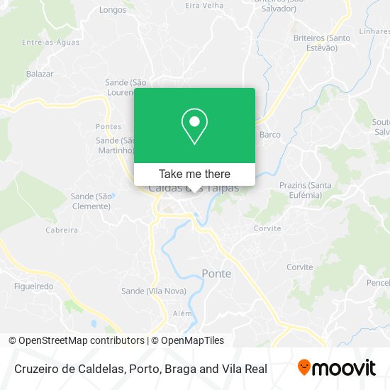 Cruzeiro de Caldelas mapa