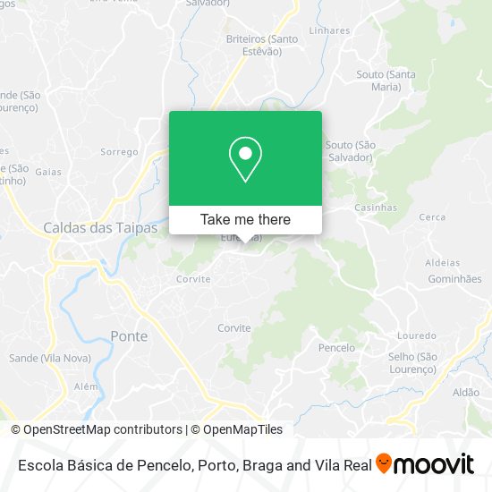 Escola Básica de Pencelo map