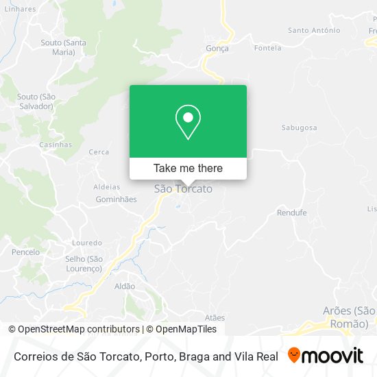 Correios de São Torcato map