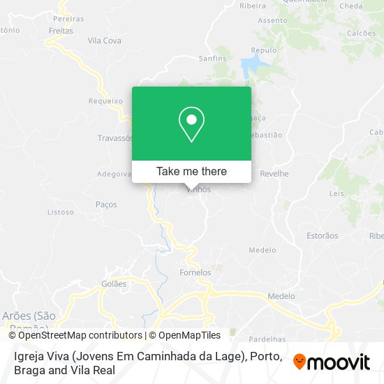 Igreja Viva (Jovens Em Caminhada da Lage) mapa