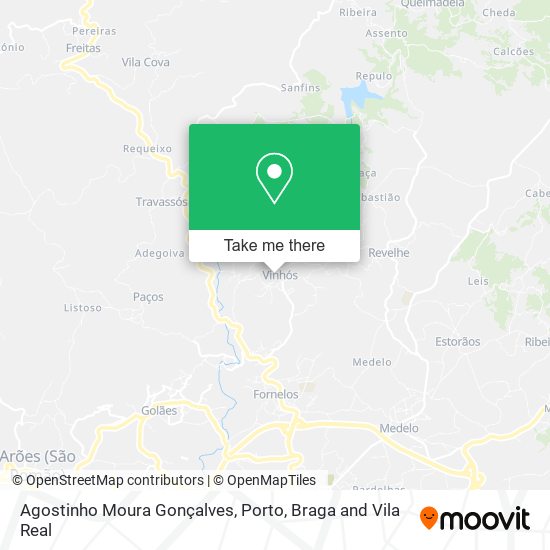 Agostinho Moura Gonçalves mapa