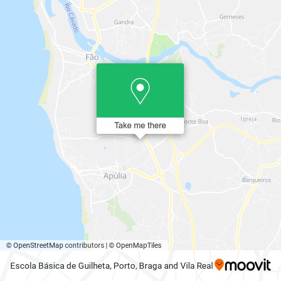 Escola Básica de Guilheta map