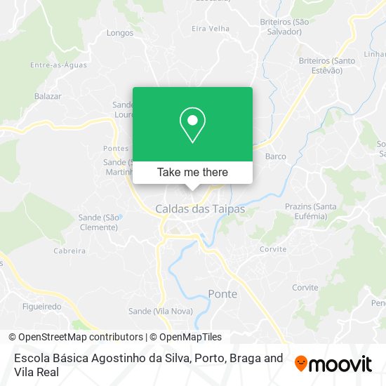 Escola Básica Agostinho da Silva mapa
