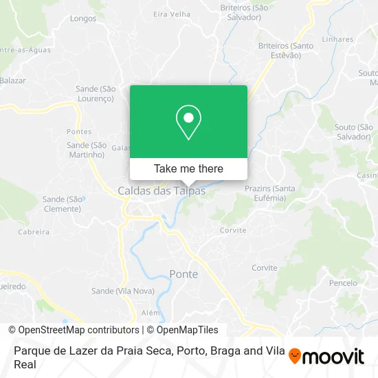 Parque de Lazer da Praia Seca map