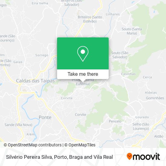 Silvério Pereira Silva map