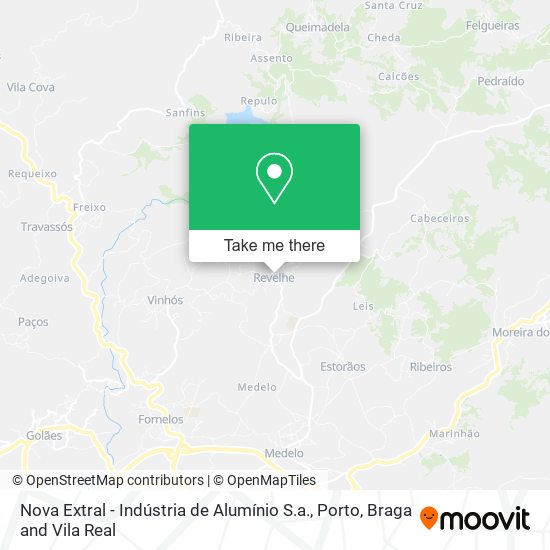 Nova Extral - Indústria de Alumínio S.a. map