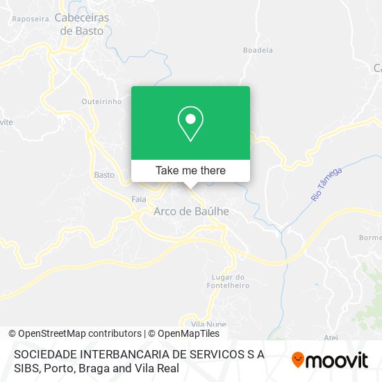 SOCIEDADE INTERBANCARIA DE SERVICOS S A SIBS map