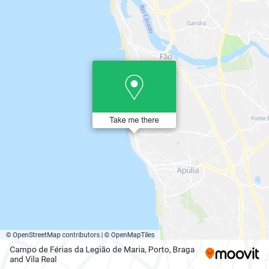 Campo de Férias da Legião de Maria map