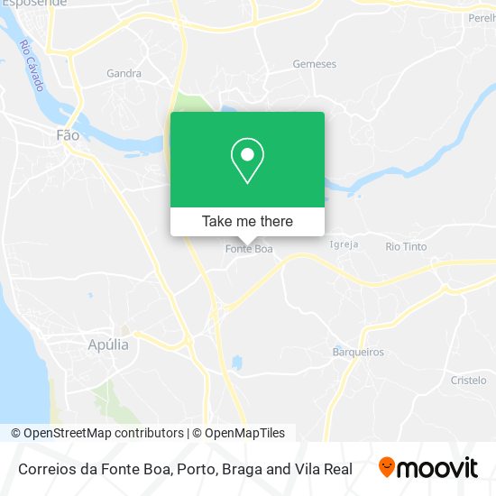 Correios da Fonte Boa map