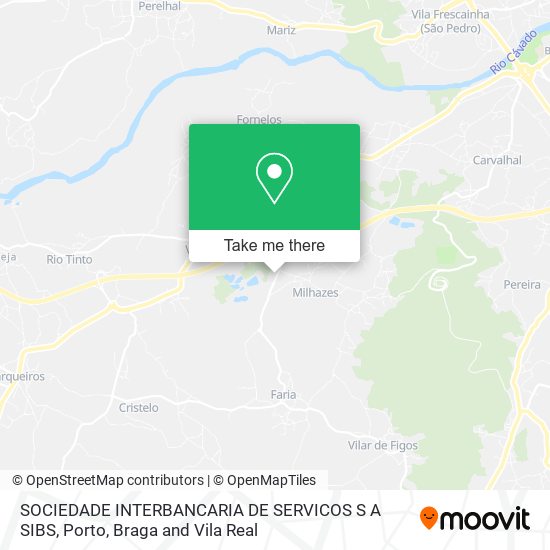 SOCIEDADE INTERBANCARIA DE SERVICOS S A SIBS map